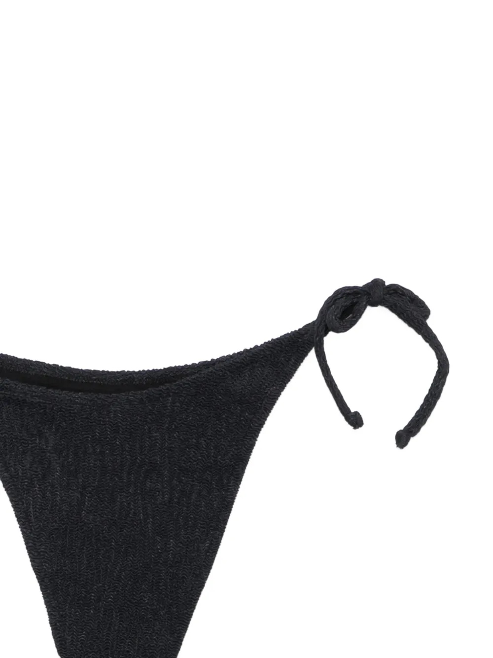 Moschino Bikinislip met textuur Zwart