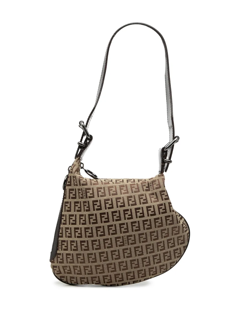 Fendi Pre-Owned 2000-2010 Zucchino Canvas Oyster shoulder bag - Toni neutri