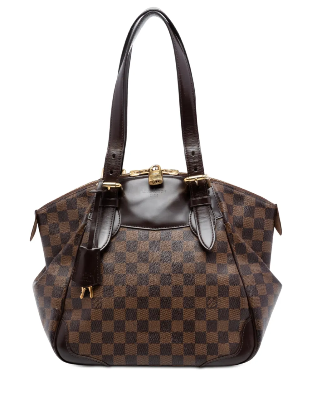 Louis Vuitton Pre-Owned 2010 Damier Ebene Verona MM shoulder bag - Brown