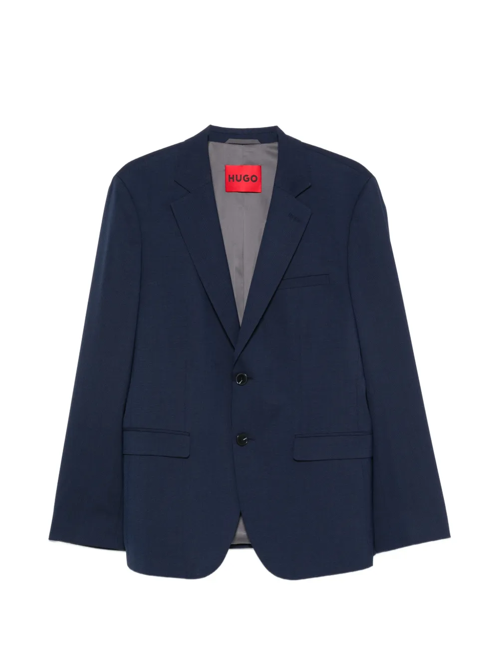 BOSS single-breasted notched-lapels blazer - Blu