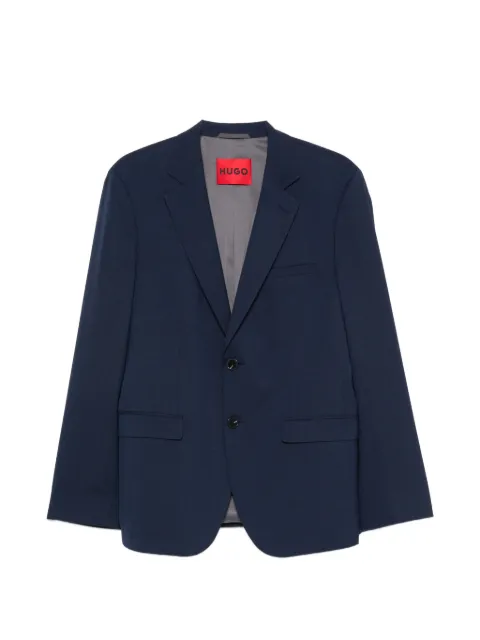 BOSS single-breasted notched-lapels blazer