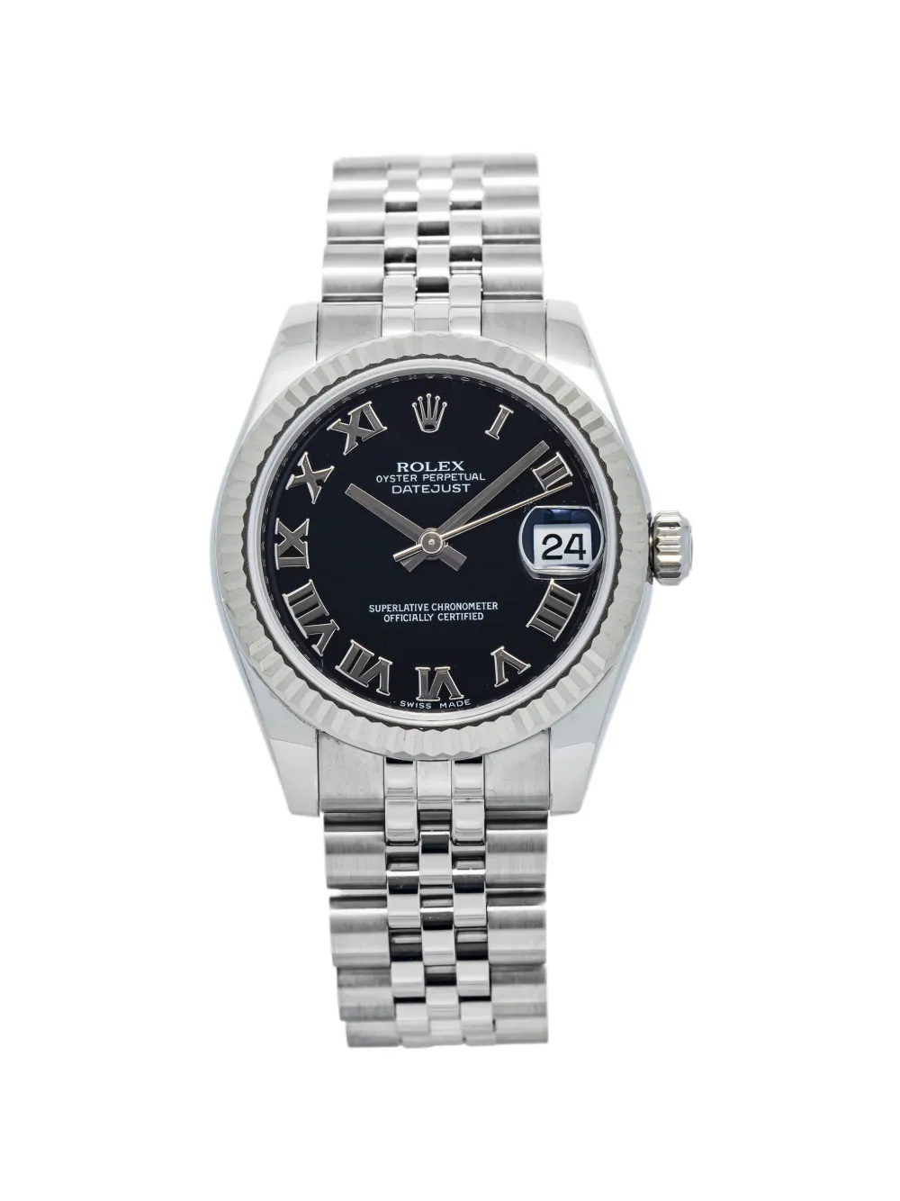 Rolex pre-owned Datejust 31mm watch - Nero