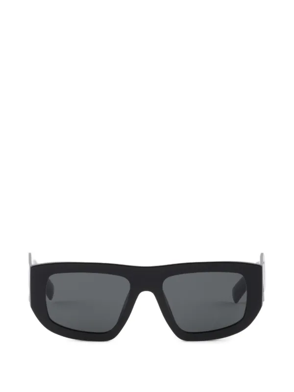 Prada Eyewear トライアングルロゴ サングラス | ブラック | FARFETCH JP