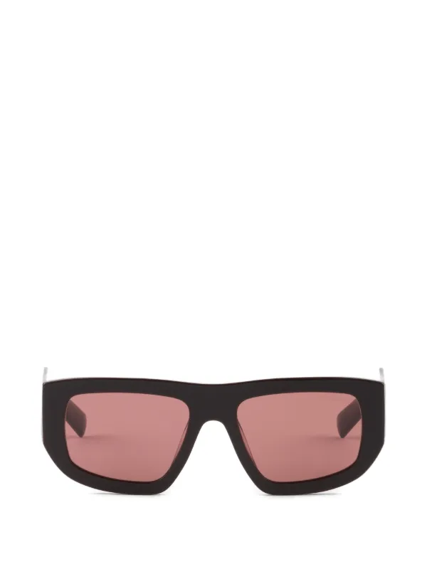 【PRADA】プラダ トライアングルロゴ サングラス Prada Eyewear トライアングルロゴ サングラス | ブラウン | FARFETCH JP