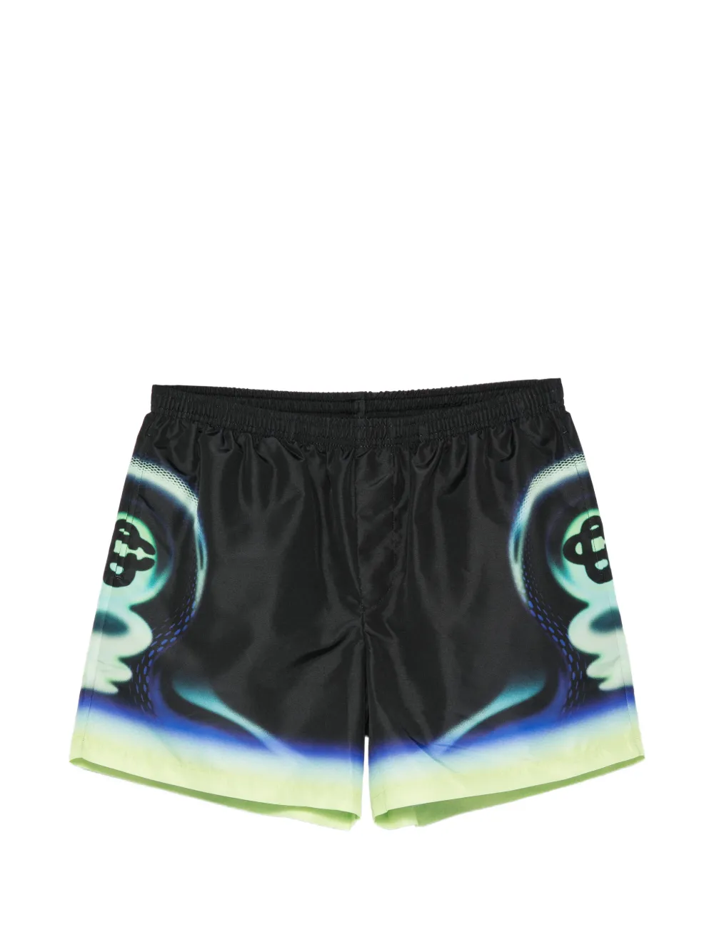 Casablanca graphic-print swimshort - Schwarz