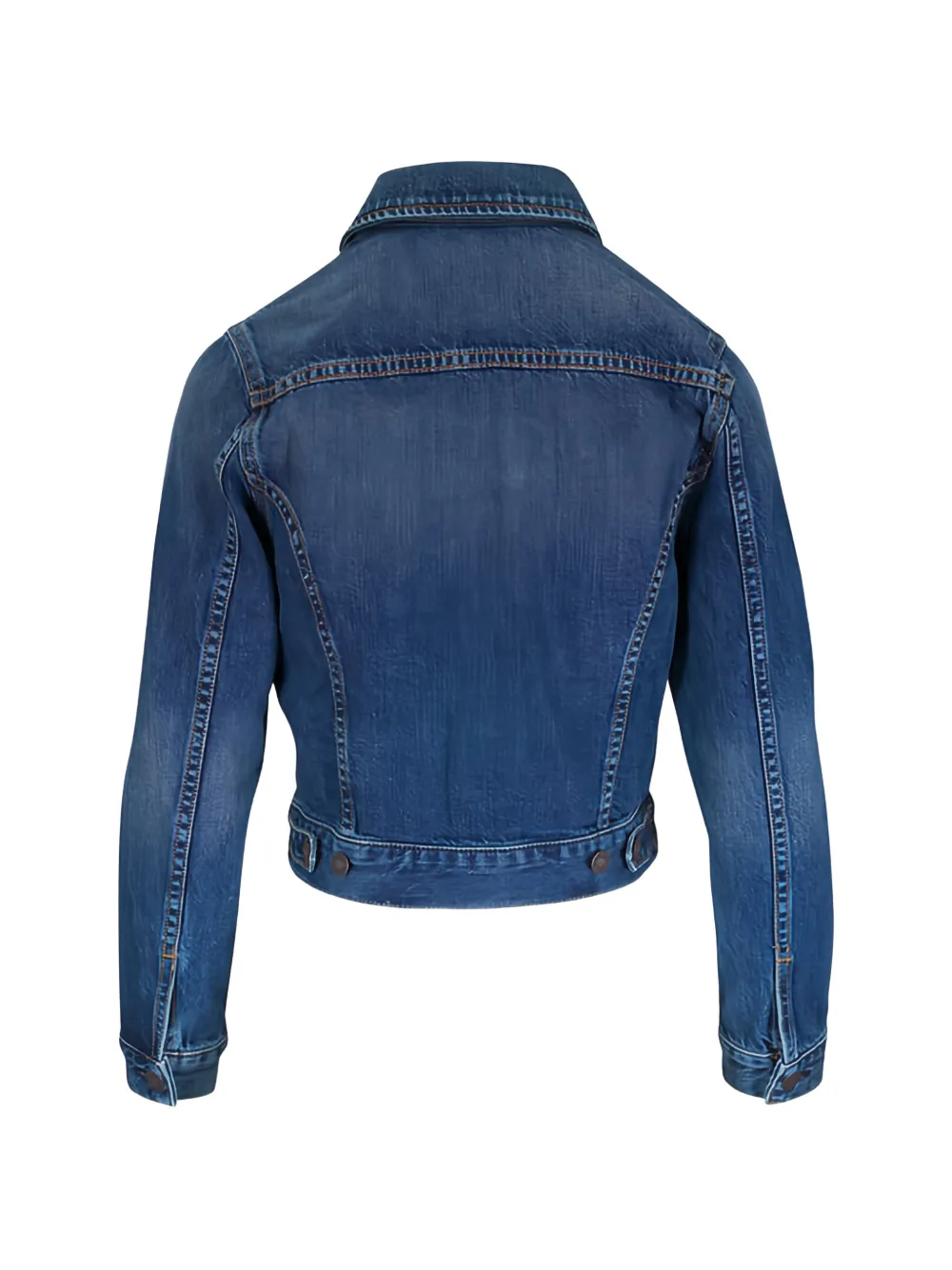 Nili Lotan Carly Simon denim jack met contrasterend stiksel Blauw