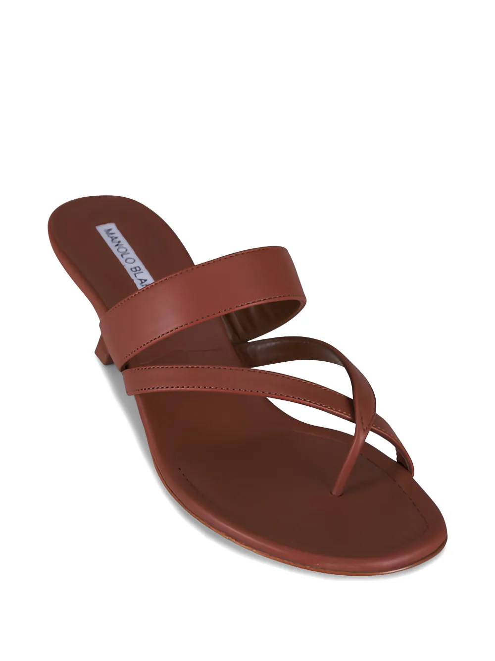 Manolo Blahnik Susa strappy leather sandals Bruin