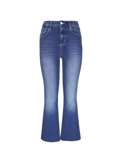 L'Agence Kendra flared cropped jeans