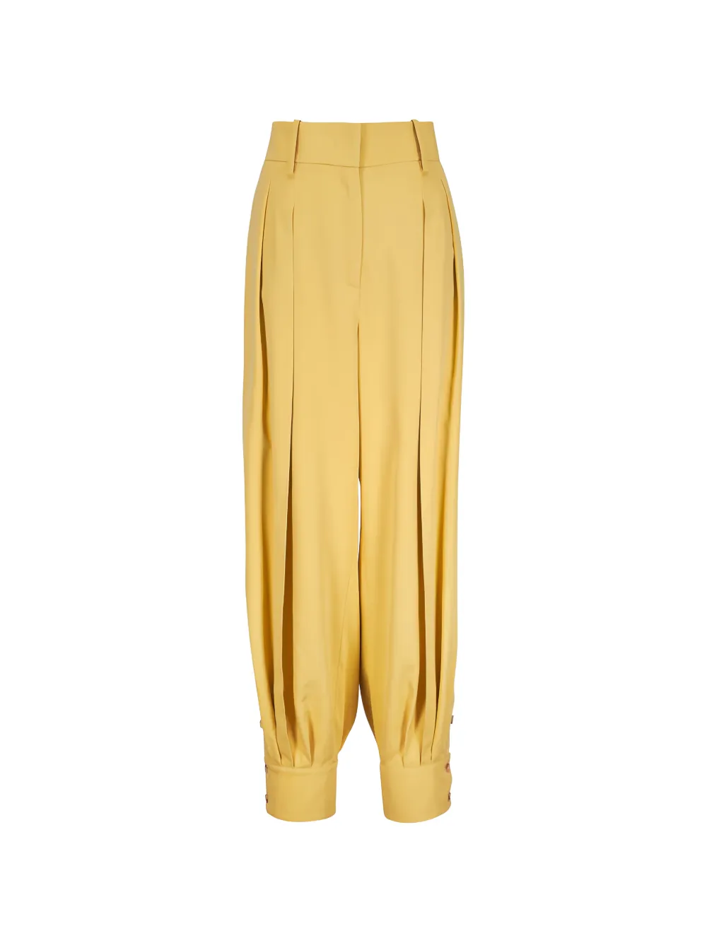 Michael Kors pleated button-cuff trousers - Giallo