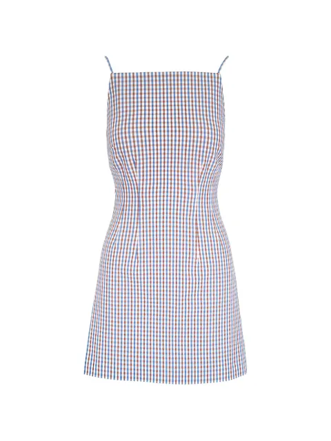 Veronica Beard Chester gingham-check dress
