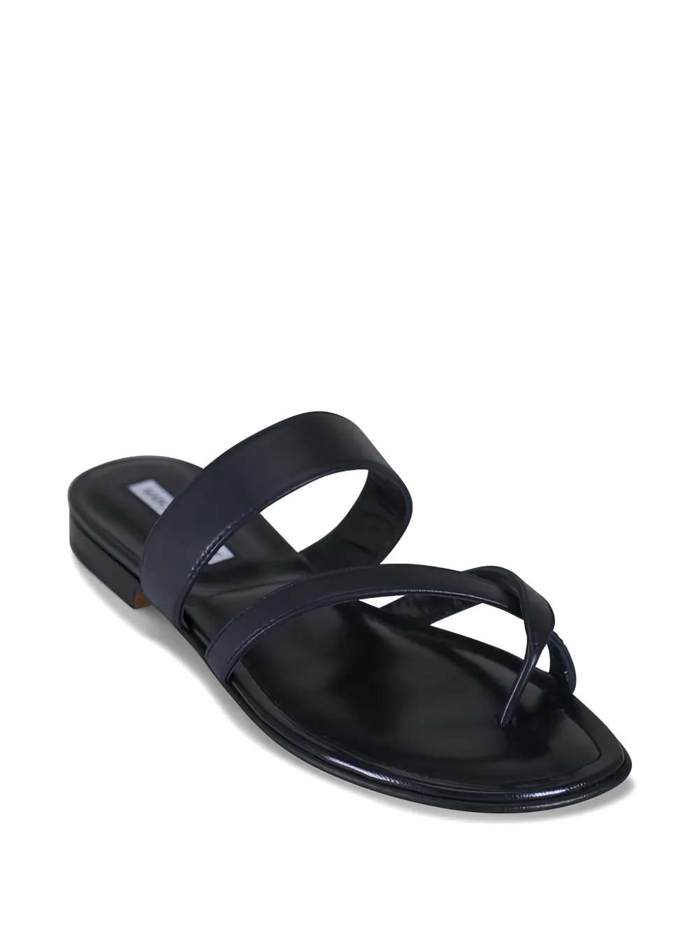 Manolo Blahnik Susa toe-strap slip-on sandals Blauw