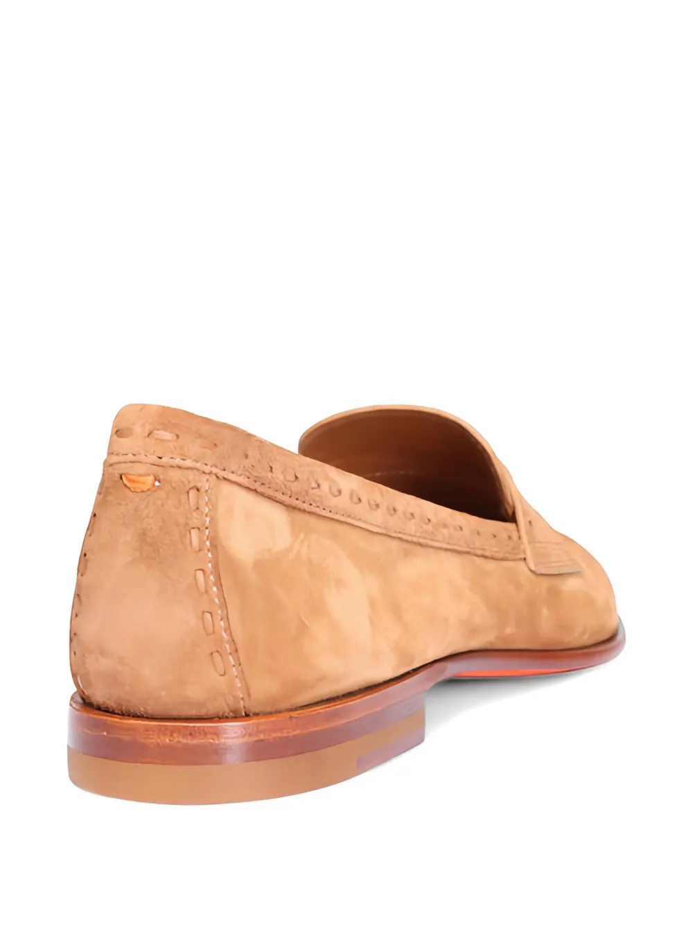 Santoni Marlene suede loafers Beige