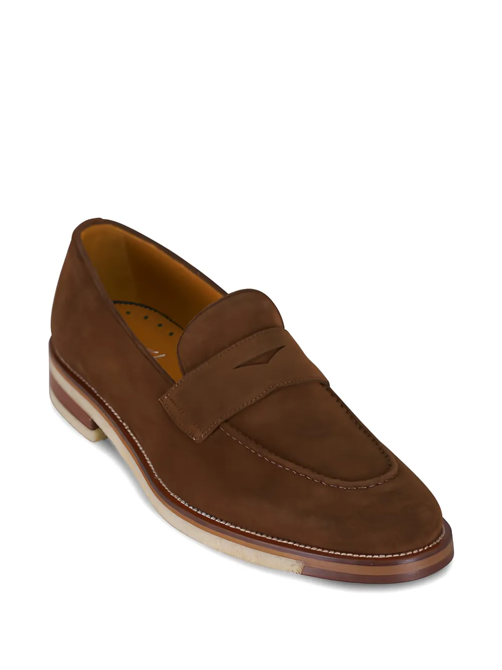 MARTIN DINGMAN Suède loafers Bruin