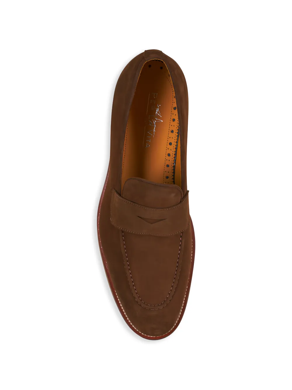 MARTIN DINGMAN Suède loafers Bruin