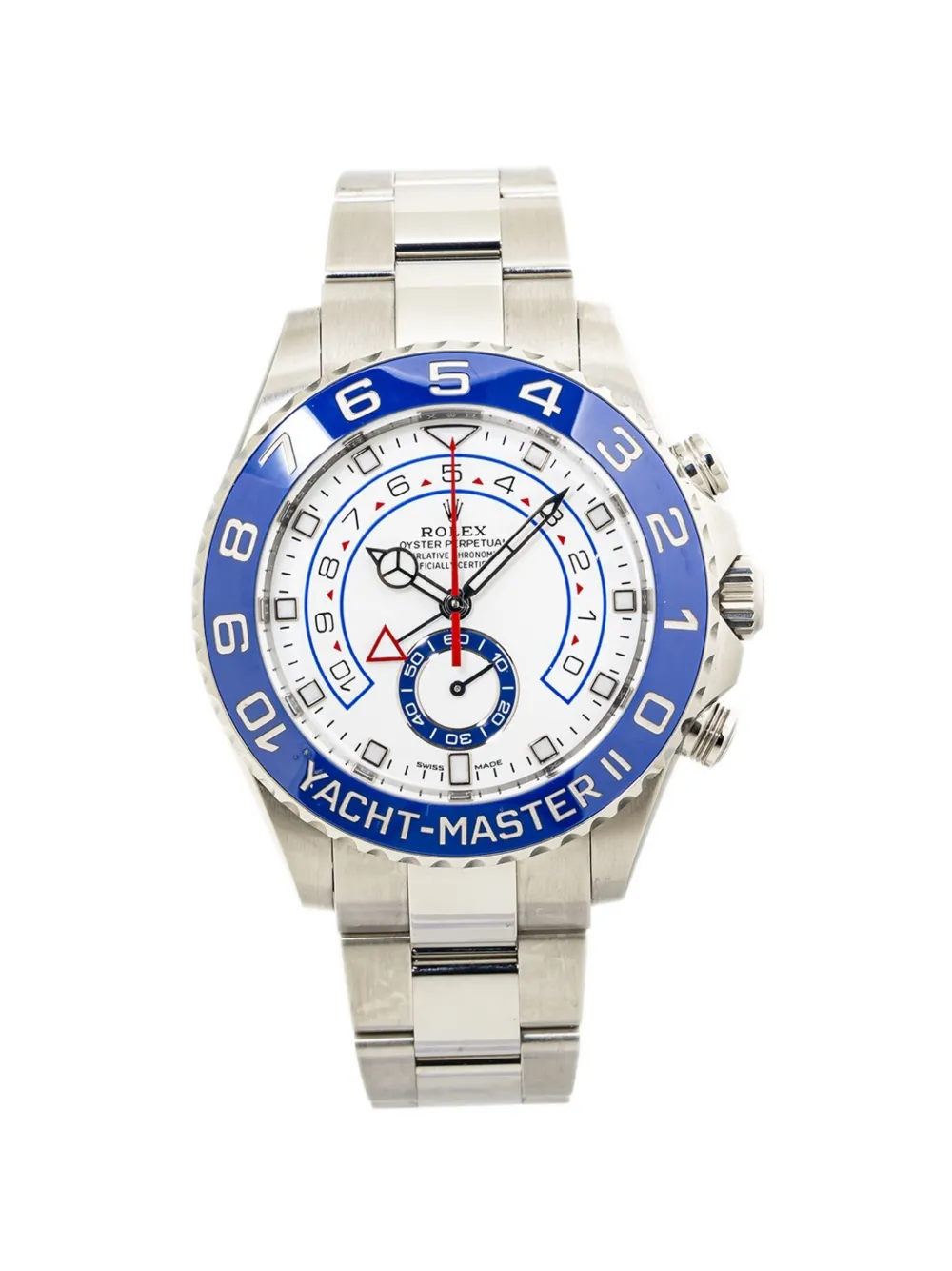 Rolex pre-owned Yacht-Master II Mercedes 44mm watch - Bianco