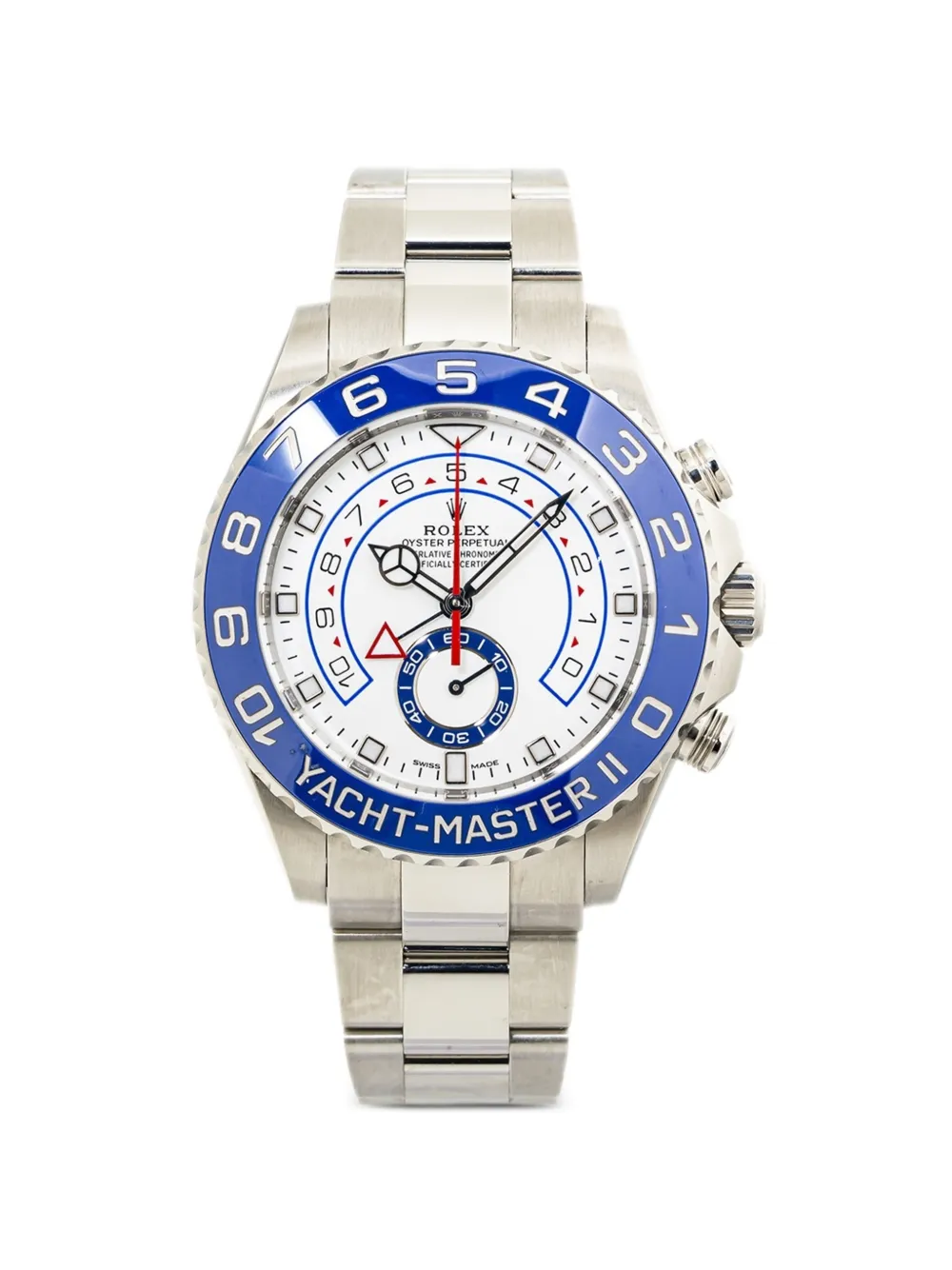 Rolex pre-owned Yacht-Master II Mercedes 44mm watch - Weiß