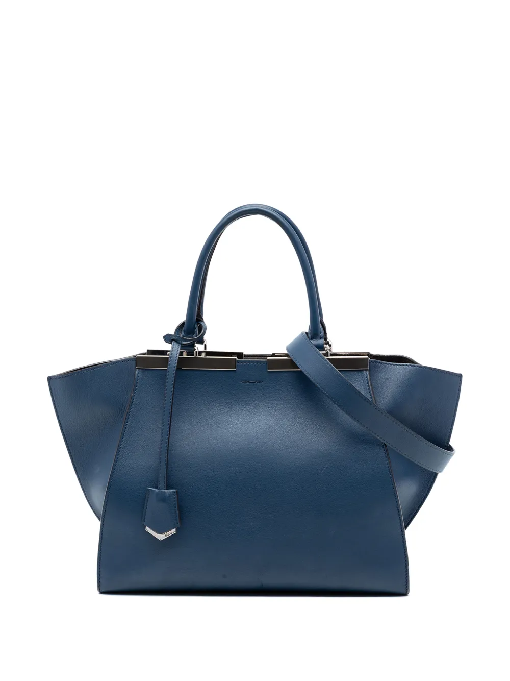 Fendi Pre-Owned 2010-2026 Medium Calfskin 3Jours satchel - Blu