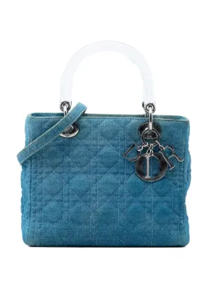 Christian Dior Pre-Owned 1999 ラージ デニム カナージュ アクリル