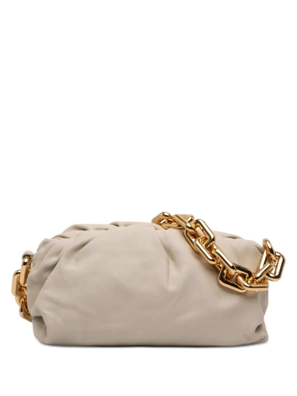 Bottega Veneta Pre-Owned 2012-2026 Lambskin Chain Pouch shoulder bag - Bianco