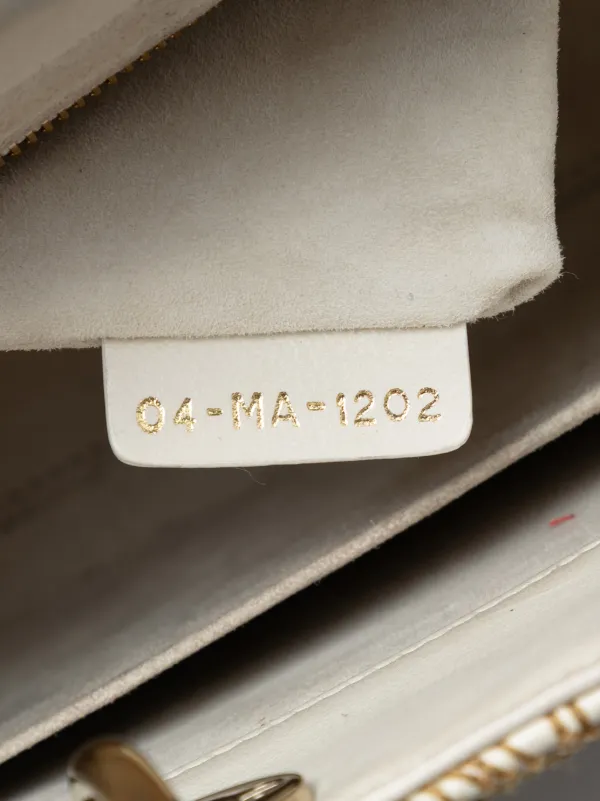 Christian Dior Pre-Owned 2022 ミディアム カーフスキン エンブロイ