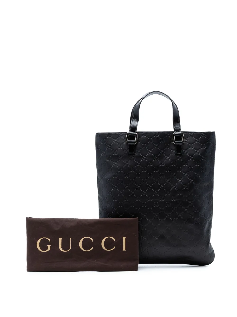 Gucci ブラック ハンドバッグ Gucci Pre-Owned 2016-2026 グッチシマ ハンドバッグ | ブラック