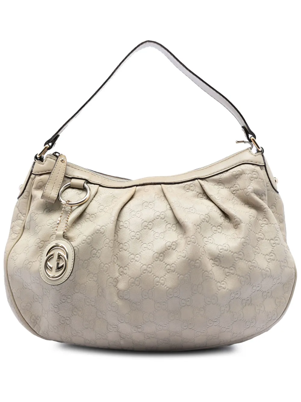 Gucci Pre-Owned 2016-2026 Guccissima Sukey shoulder bag - Marrone