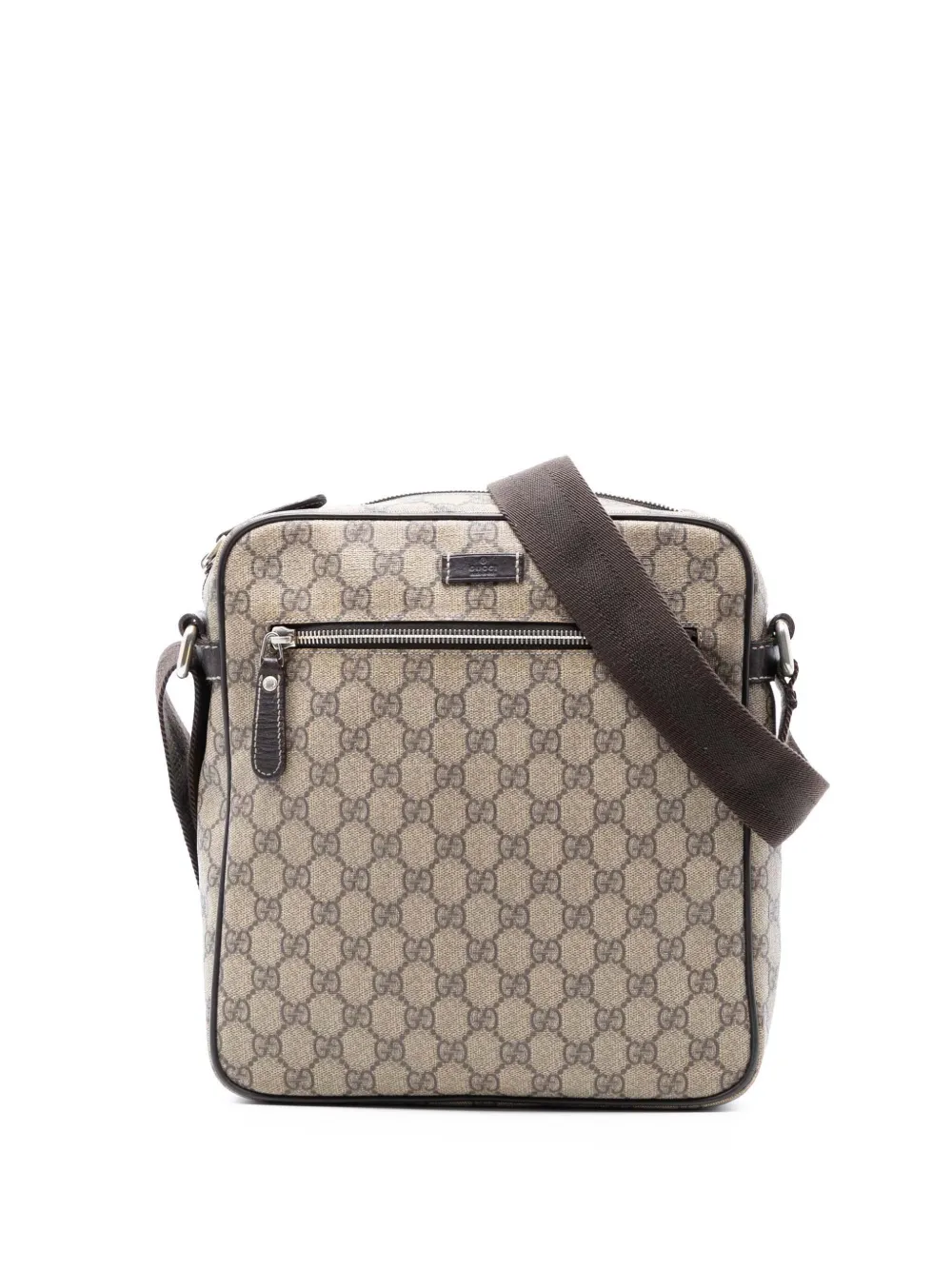 Gucci Pre-Owned 2016-2026 GG Supreme crossbody bag - Toni neutri