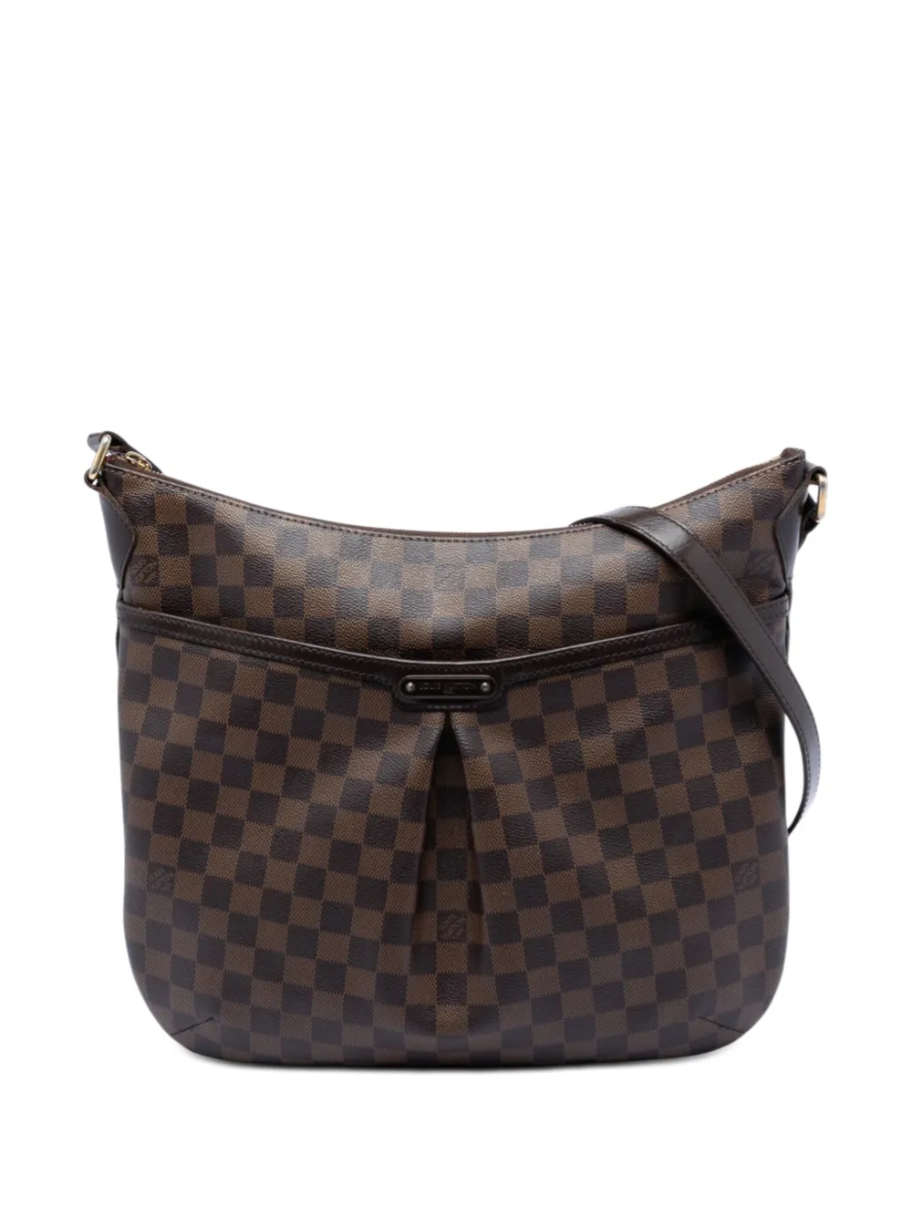 Louis Vuitton Pre-Owned 2009 Damier Ebene Bloomsbury GM crossbody bag - Marrone
