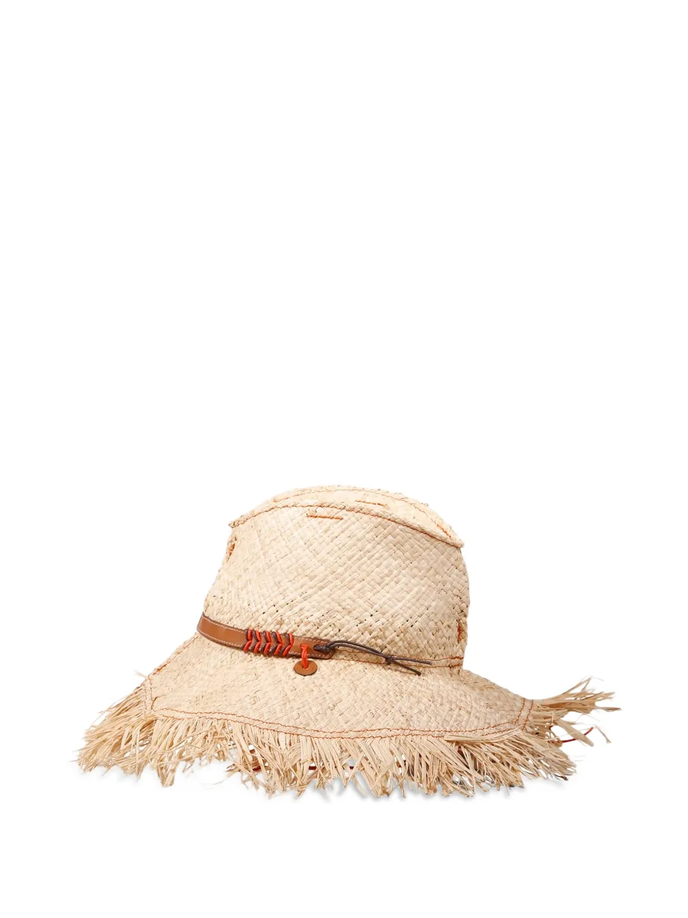  Cuba Lab Gorro Con Ribete De Cuero - Neutro 