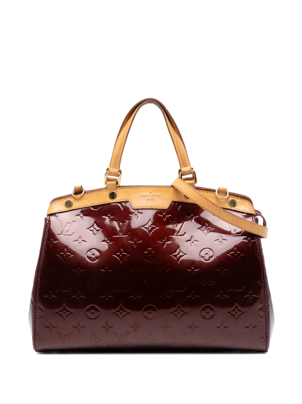 Louis Vuitton Pre-Owned 2012 Monogram Vernis Brea MM satchel - Viola