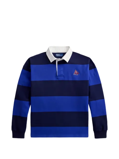 Polo Ralph Lauren Big Fit striped long-sleeve polo shirt
