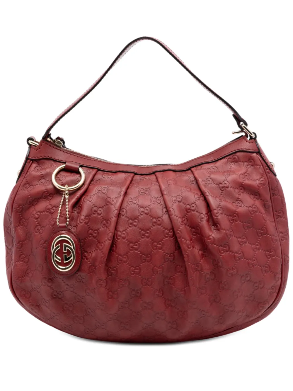 Gucci Pre-Owned 2016-2026 Guccissima Sukey shoulder bag - Rosso