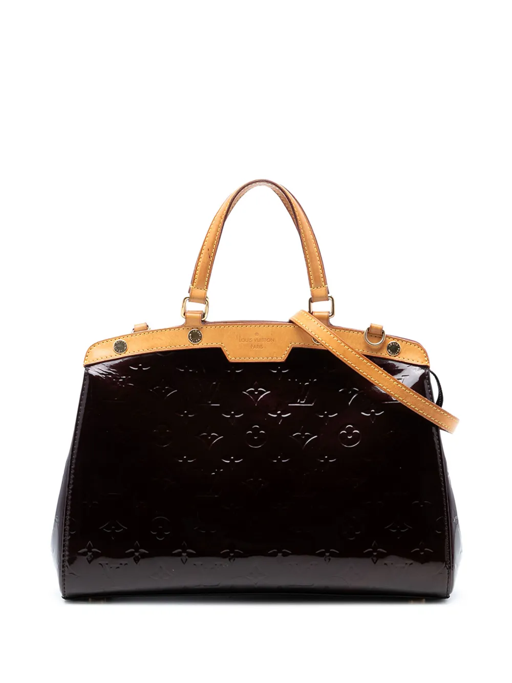 Louis Vuitton Pre-Owned 2013 Monogram Vernis Brea MM satchel - Viola