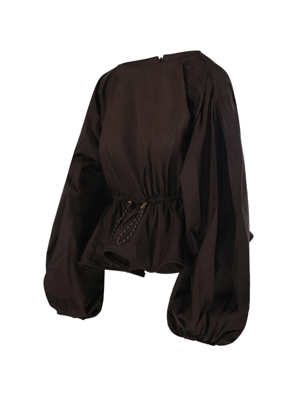 ZIMMERMANN Alchemy blouse met pofmouwen Bruin