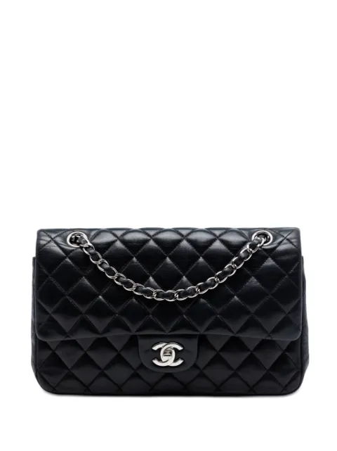 CHANEL Pre-Owned 2013-2014 Medium Classic Lambskin Double Flap shoulder bag