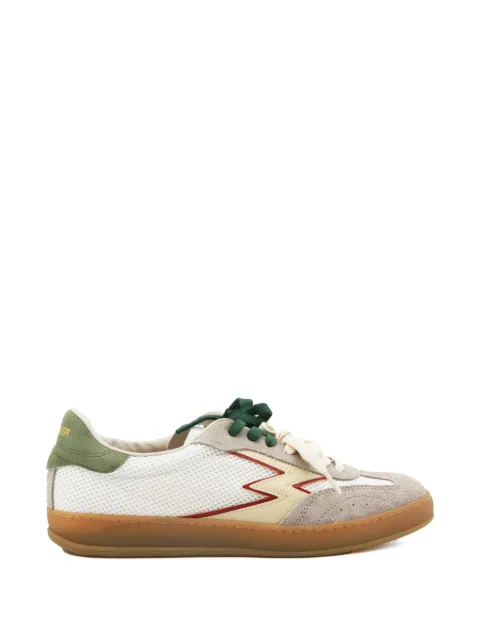 MOA CONCEPT lightning-bolt patch panelled sneakers