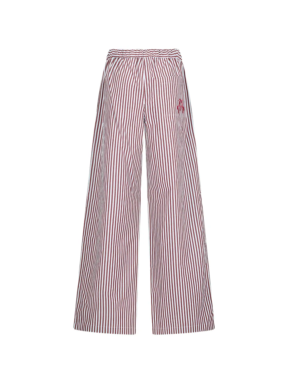 The Attico Gestreepte broek Rood