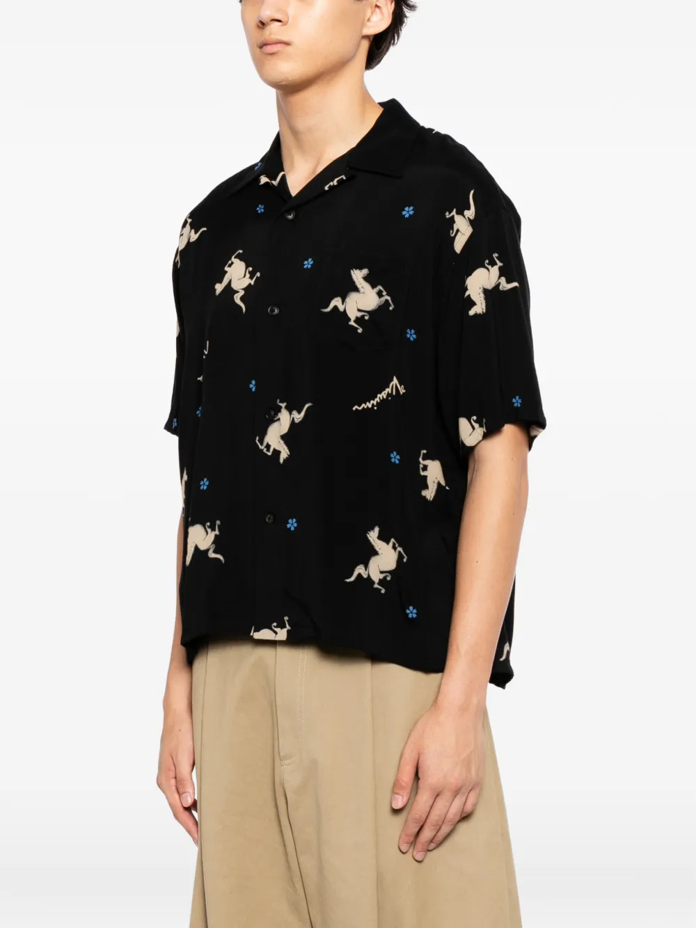 visvim Crosby shirt Zwart