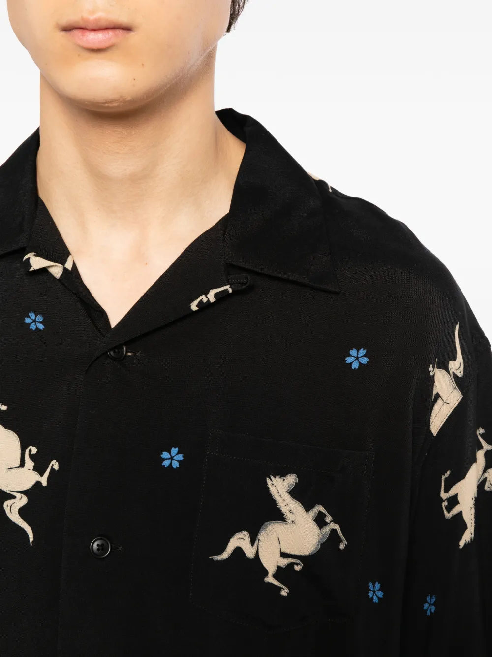 visvim Crosby shirt Zwart