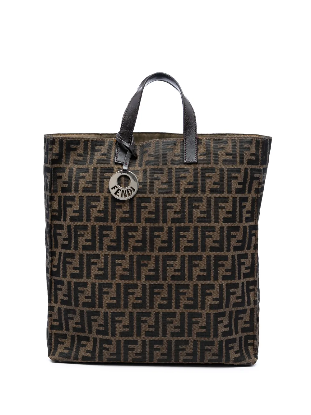 Fendi Pre-Owned 2010-2025 Zucca Canvas Shopping tote bag - Marrone
