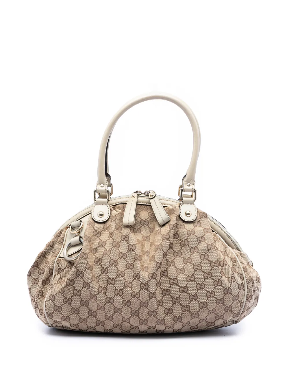 Gucci Pre-Owned 2016-2025 GG Canvas Sukey satchel - Bianco