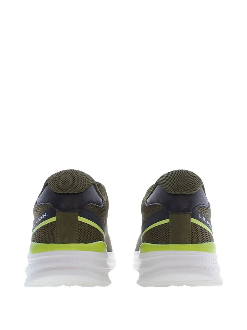 U.S. POLO ASSN. logo-patch lace-up sneakers Groen