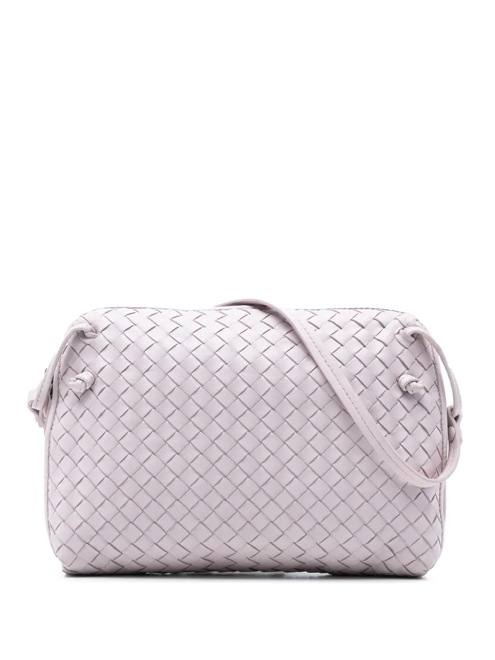 Bottega Veneta Pre-Owned 2010-2025 Nappa Intrecciato Nodini crossbody bag - Viola