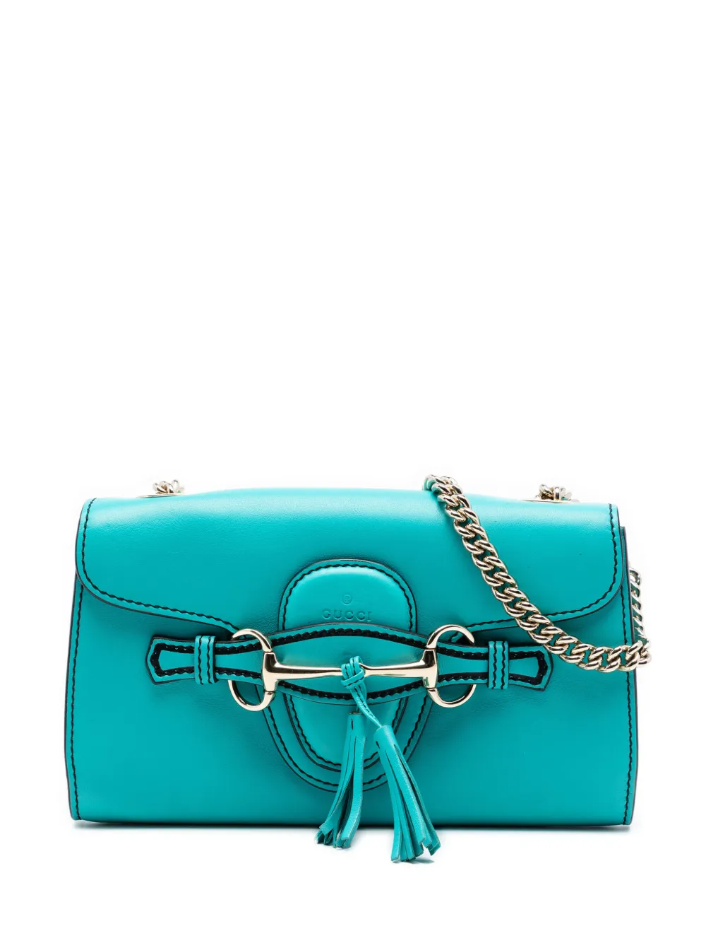 Gucci Pre-Owned 2016-2026 Small Leather Emily crossbody bag - Blu