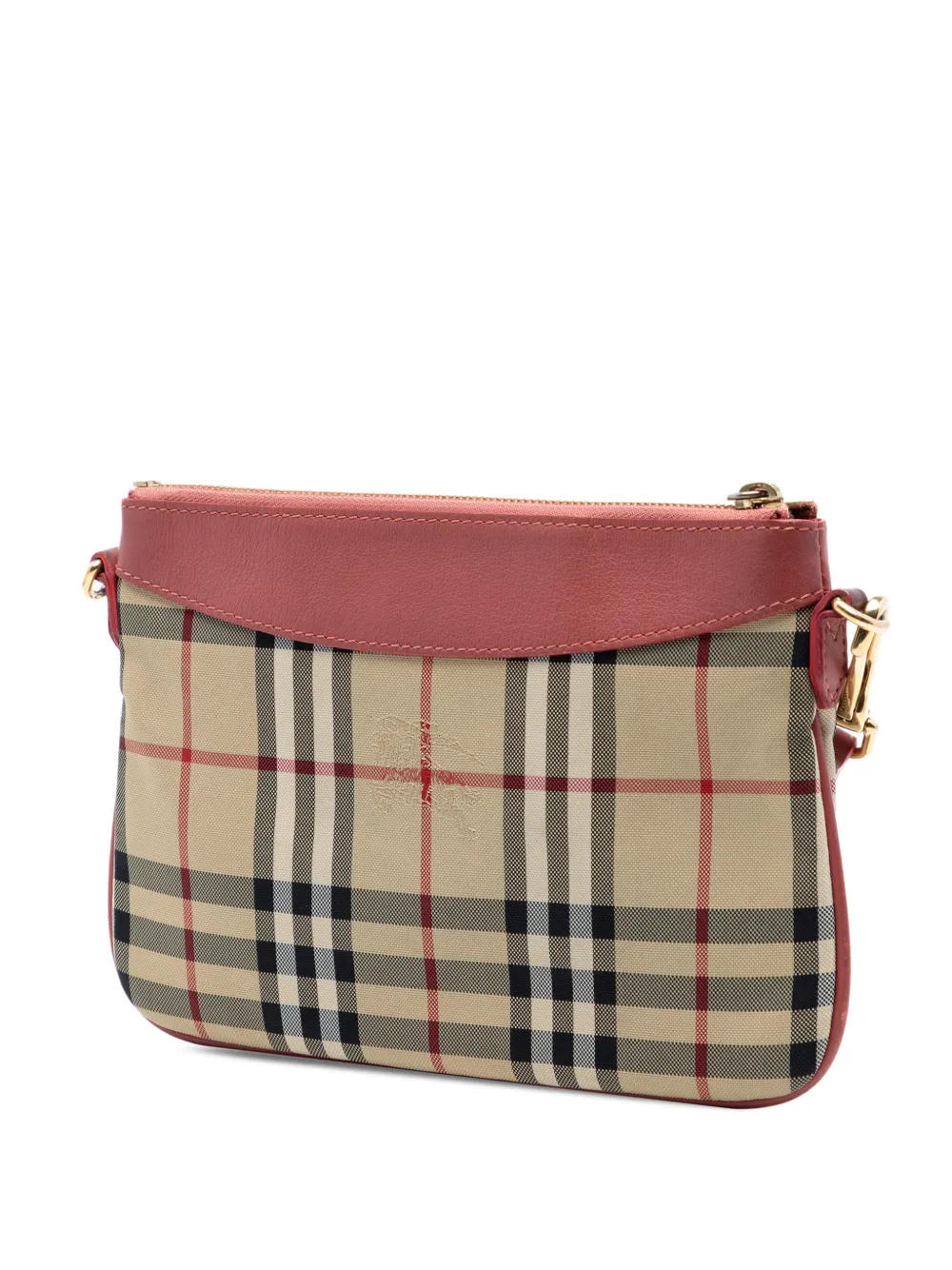  Burberry Pre-owned Bandolera Peyton De Lona Haymarket Check 2023-2026 - Neutro 