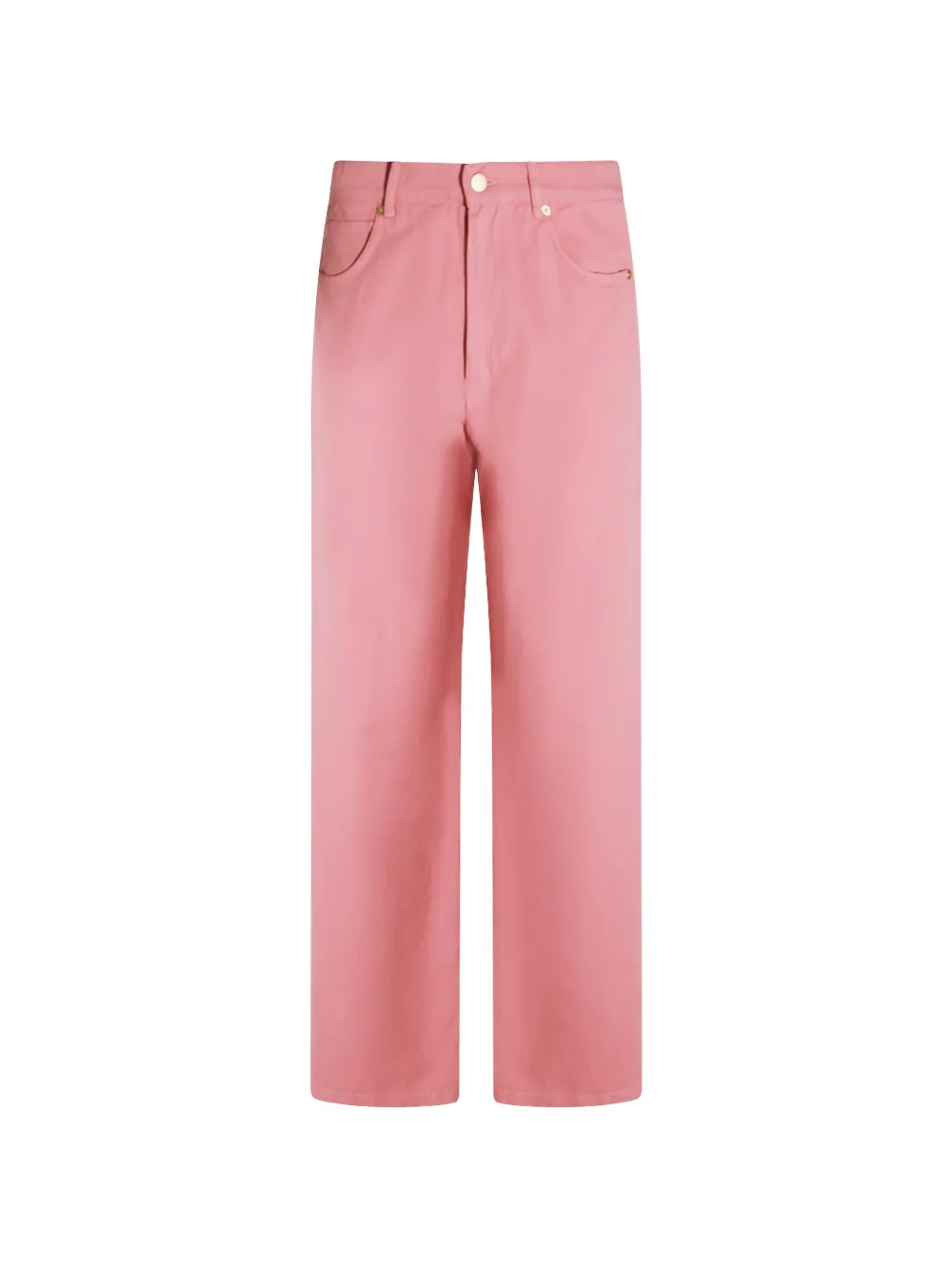 'S Max Mara logo-patch straight-leg trousers - Rosa