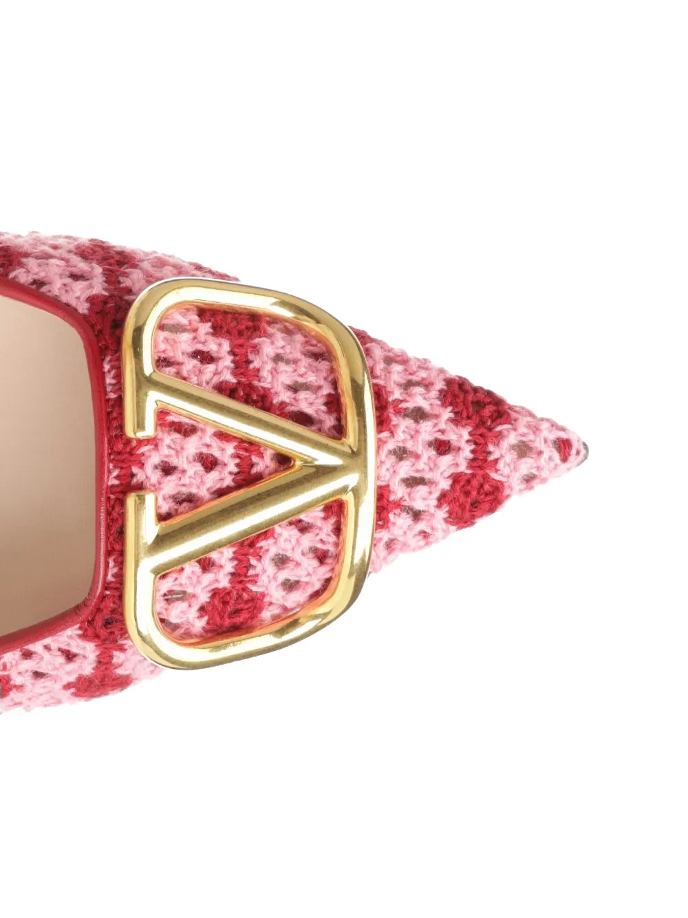 Valentino Garavani VLogo slingback sandals Rood