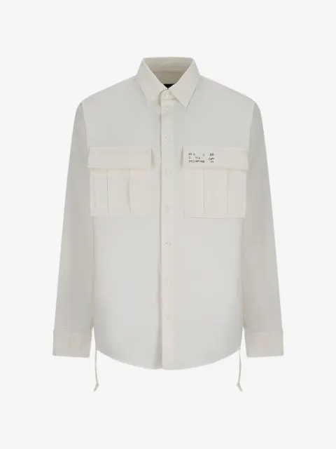 DSQUARED2 Hemd aus Ripstop mit Kordelzug