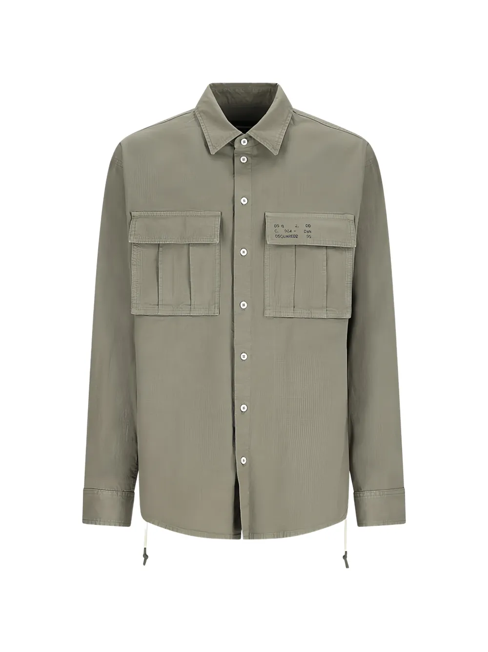 DSQUARED2 ripstop-cotton shirt - Grün