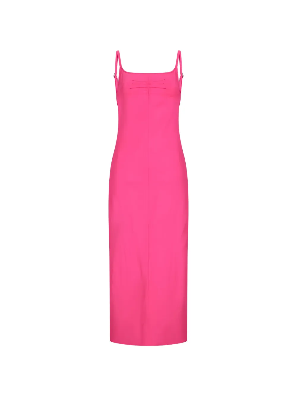 The Attico open-back slit-detail dress - Rosa